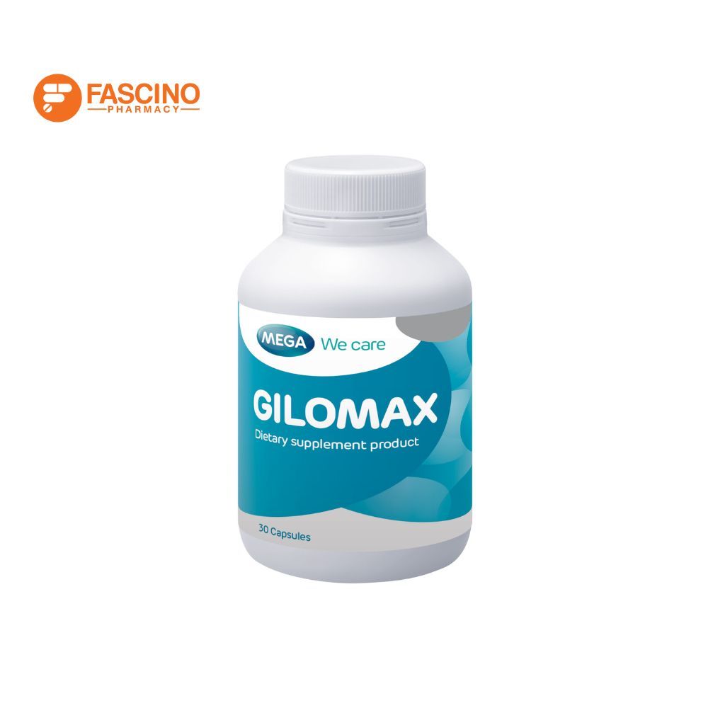 Mega Gilomax  ผลิตภัณฑ์เสริมอาหารน้ำมันปลา (30 แคปซูล)