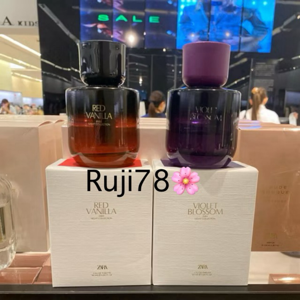😊น้ำหอมผู้หญิง Zara รวมกลิ่นติดทน Red Vanilla woman Gold/Black Amber/Violet Blossom 90 ml