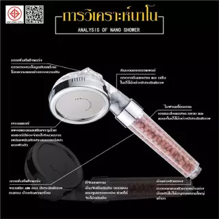 ยี่ห้อJY ฝักบัวแรงดันสูง กรองน้ำ ช่วยบำรุงผิว บำรุงผม สปา ผ่านแร่ไอออน ฝักบัวสปา เพื่อสุขภาพ