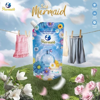 สินค้าพร้อมส่ง Sea Mermaid ซีเมอร์เมด น้ำยาซักผ้า 500มล. 4ถุง กลิ่น Secret Garden ขจัดคราบ กำจัดกลิ่นไม่พึงประสงค์ หอมยา