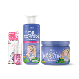 Livetined ชุดดูแลเส้นผมโทนสีเดียวกัน น้ำมันบำรุงผม 30ml + แชมพู 500ml + มาสก์ผม 500ml ป้องกันความร้อนและบำรุงผม เป่าผมแล