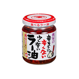 Momoya Chili Oil with Fried Garlic Taberu Layu 3.88 Oz