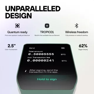 TREZOR Safe 7 ฮาร์ดแวร์วอลเล็ต Hardware Wallet Cold Wallet เก็บ Bitcoin ของแท้ ประกัน 1 ปี ตัวแทนจำหน่ายทางการ