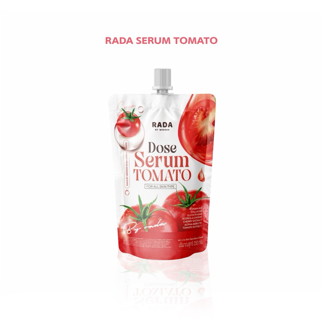 RADA Dose tomato body serum เซรั่มโดสแดง เซรั่มโดสมะเขือเทศ
