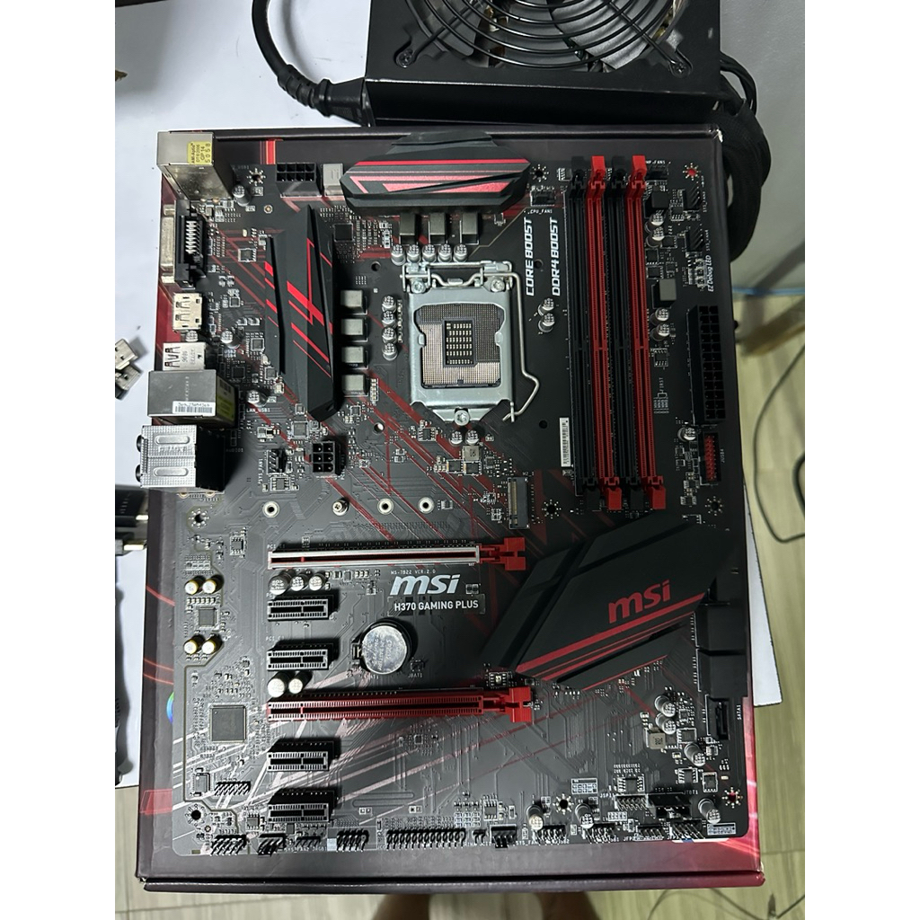 MAINBOARD (เมนบอร์ด) 1151 MSI H370 GAMING PLUS พร้อมใช้งาน (มีของพร้อมจัดส่ง)