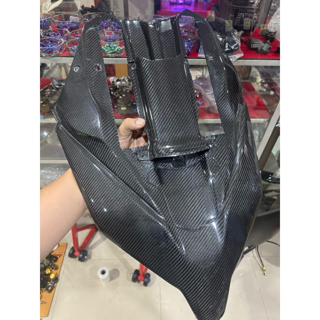 ชุดหน้าซิ่งหน้าคาร์บอน Forza350 forza350 งานเพียวคาร์บอนแท้ CARBON แถมฟรีจมูกช่องลมฟรีจ