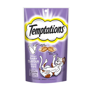 Temptation เทมเทชันส์ ขนมแมวสอดไส้ แบบเฉพาะของอาหารแมว วิสกัส ขนาด 75 กรัม