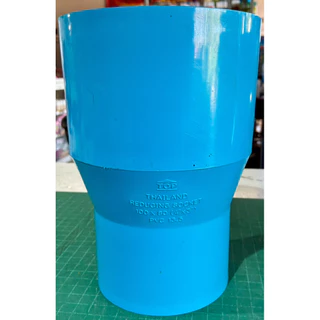 (แพ็ค1ตัว)4“x3”ข้อลดกลมหนา ขนาด4นิ้ว ลด 3นิ้ว PVC 13.5 ตรา TOP THAILAND