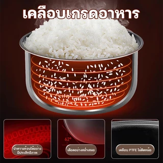 SIKAการรับประกันแบรนด์ หม้อหุงข้าวไฟฟ้า หม้อหุงข้าว5ลิตร หม้อหุงข้าว หม้อหุงข้าวความจุขนาดใหญ่ หม้อหุงข้าวดิจิตอล หม้อหุ