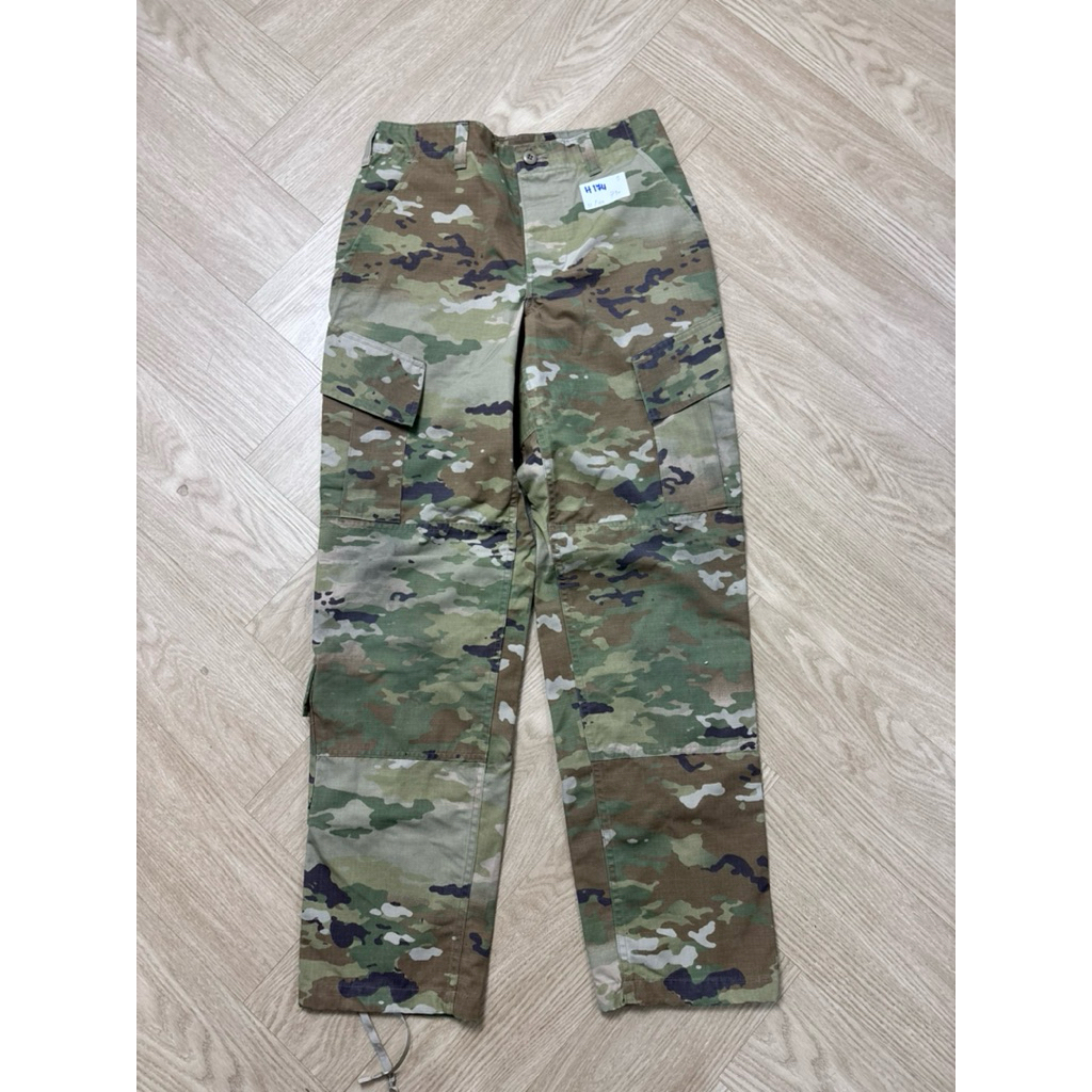 เอว32  ยาว43  กางเกงทหารอเมริกาแท้ ลายพราง งานกอฃทัพ USA ลายมัลติแคม ACU วูดแลนด์ ผ้าหนา ทนทาน #H174