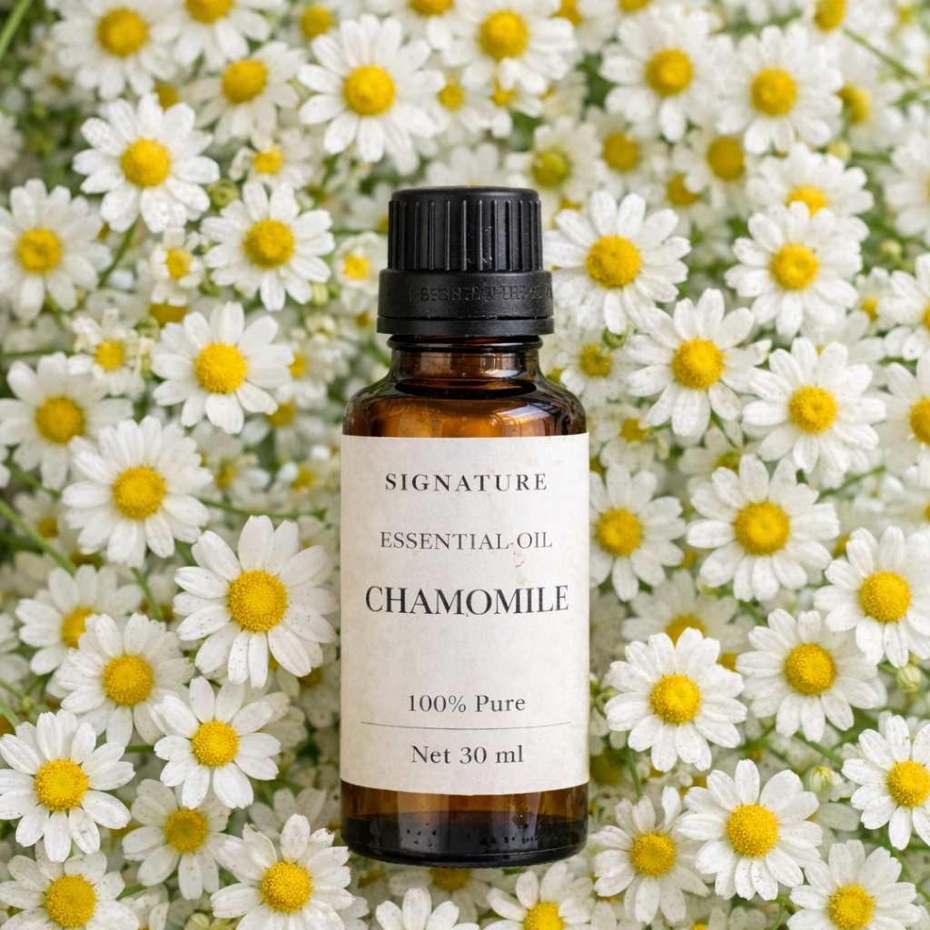Signature Chamomile Essential Oil 30ml | น้ำมันหอมระเหยคาโมมายล์ ผ่อนคลาย หลับสบาย ส่งฟรี