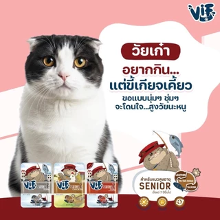 🔥มี Token🔥VIF Felina Canino( 12 ซอง ) อาหารเปียกแมววิฟ อาหารแมว ครบสูตร ขนาด 75 กรัม ( 12 ซอง )🔥
