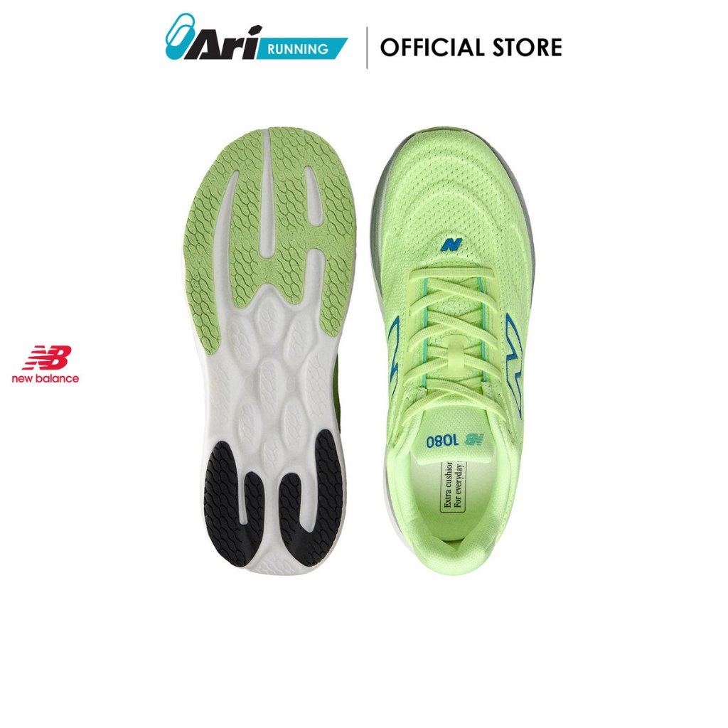 NEW BALANCE M FRESH FOAM X 1080 V15 WIDE - AFTERGLOW (M10802HR) รองเท้าวิ่ง ผู้ชาย นิวบาลานซ์ สีเขียว รูปที่ 3
