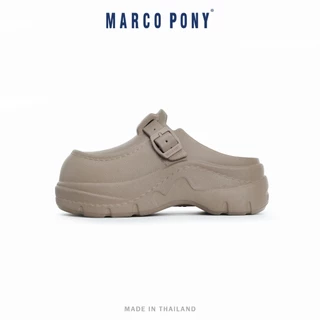 Marco Pony รองเท้าแตะผู้หญิง รองเท้าหัวโตแบบสวม มีสายรัดส้น EVA ใส่สบาย สำหรับผู้หญิง MH9037