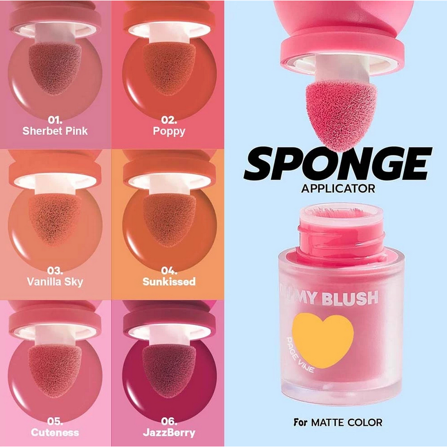 บรัชออน สีสวย Oh my brush page vine Lip Brush สีธรรมชาติ สดใส #05 Cuteness