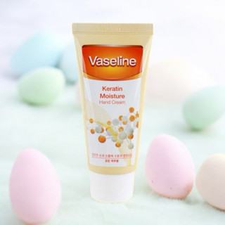 Vaseline Keratin Moisture Hand Cream ครีมทามือและเล็บสูตรเคร…