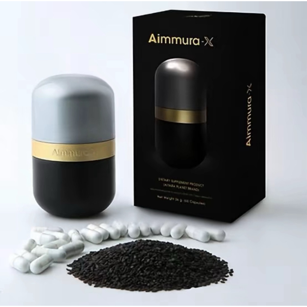 Aiyara Aimmura X (1-2-4กระปุก )ไอยรา เอมมูร่า เอ็กซ์ สารเซซามินสกัด จากงาดำ สูตรใหม่ เพิ่มเซซามินเข้มข้น 20 เท่า