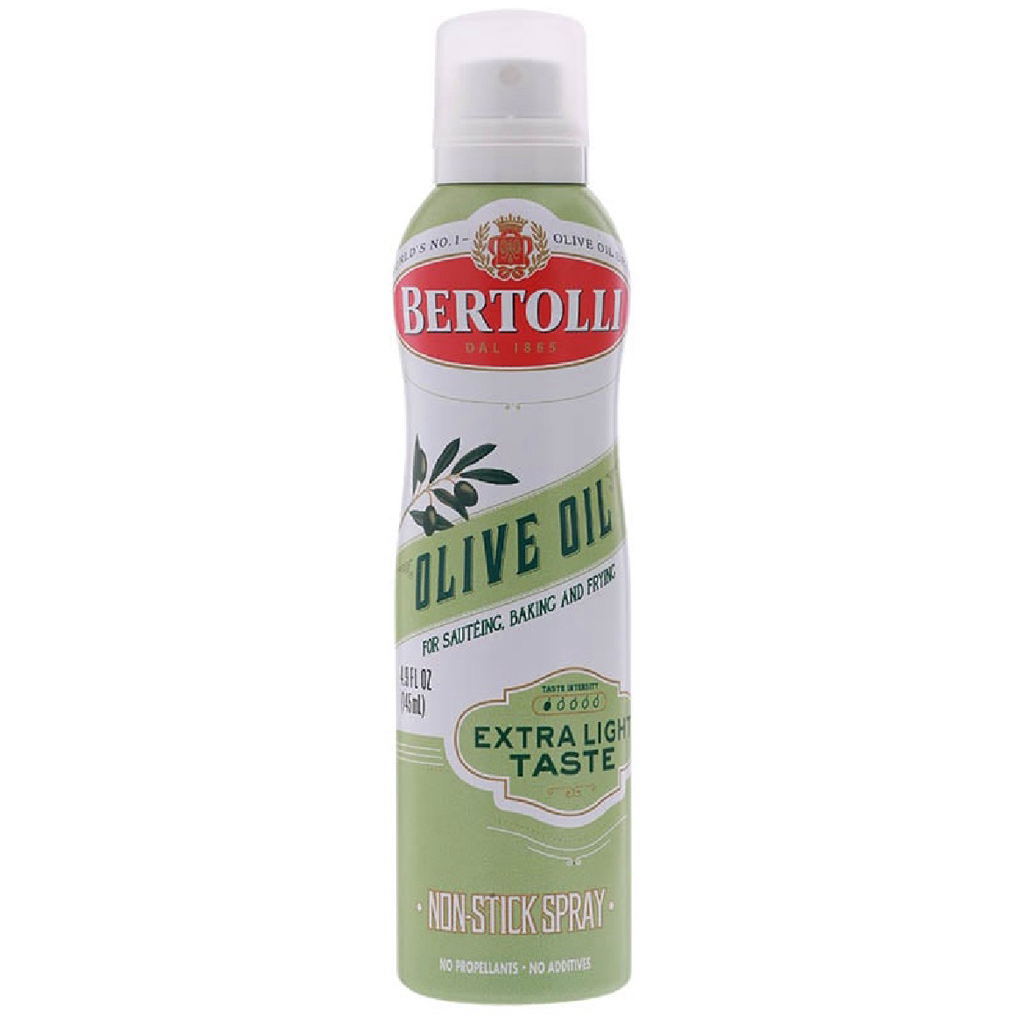 Bertolli Organic Extra Virgin Olive Oil Spray 132g/Olive Oil Spray 145ml./Extra Light Tasting Olive 
