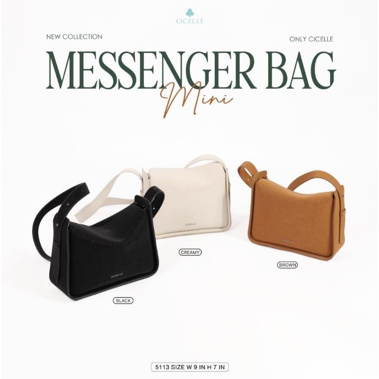 #5113Messenger Bag📦 CICELLEแบรนด์ CICELLE (ซี-เซล)