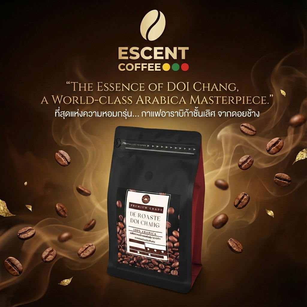 เมล็ดกาแฟดอยช้างอาราบิก้า คั่วอ่อน - เกรดพรีเมียม ขนาด 250 กรัม - รูปที่ 2