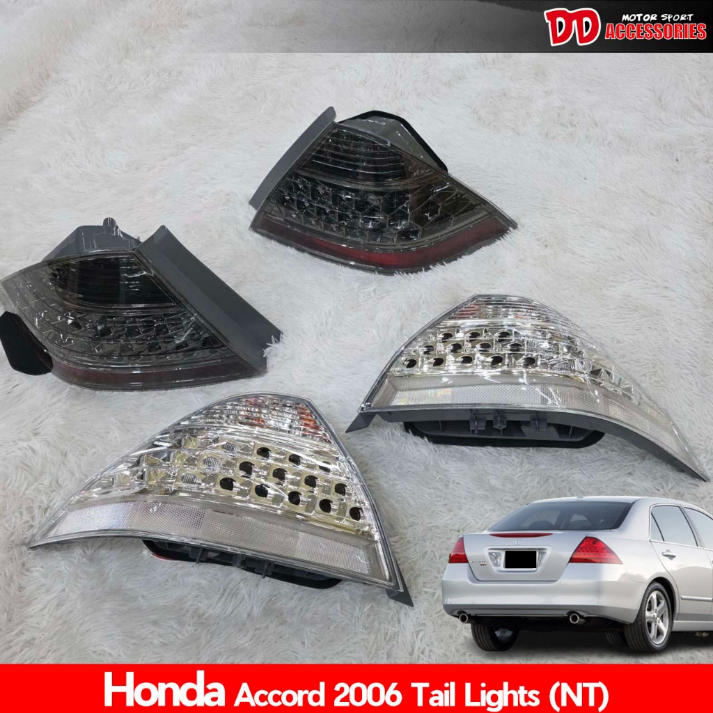 ไฟท้ายแต่ง ไฟท้าย Accord 2006 2007 G7 ตัว MC มี 2 สี โคมขาว และ Smoke ใช้แผง LED เดิมนะครับ NT