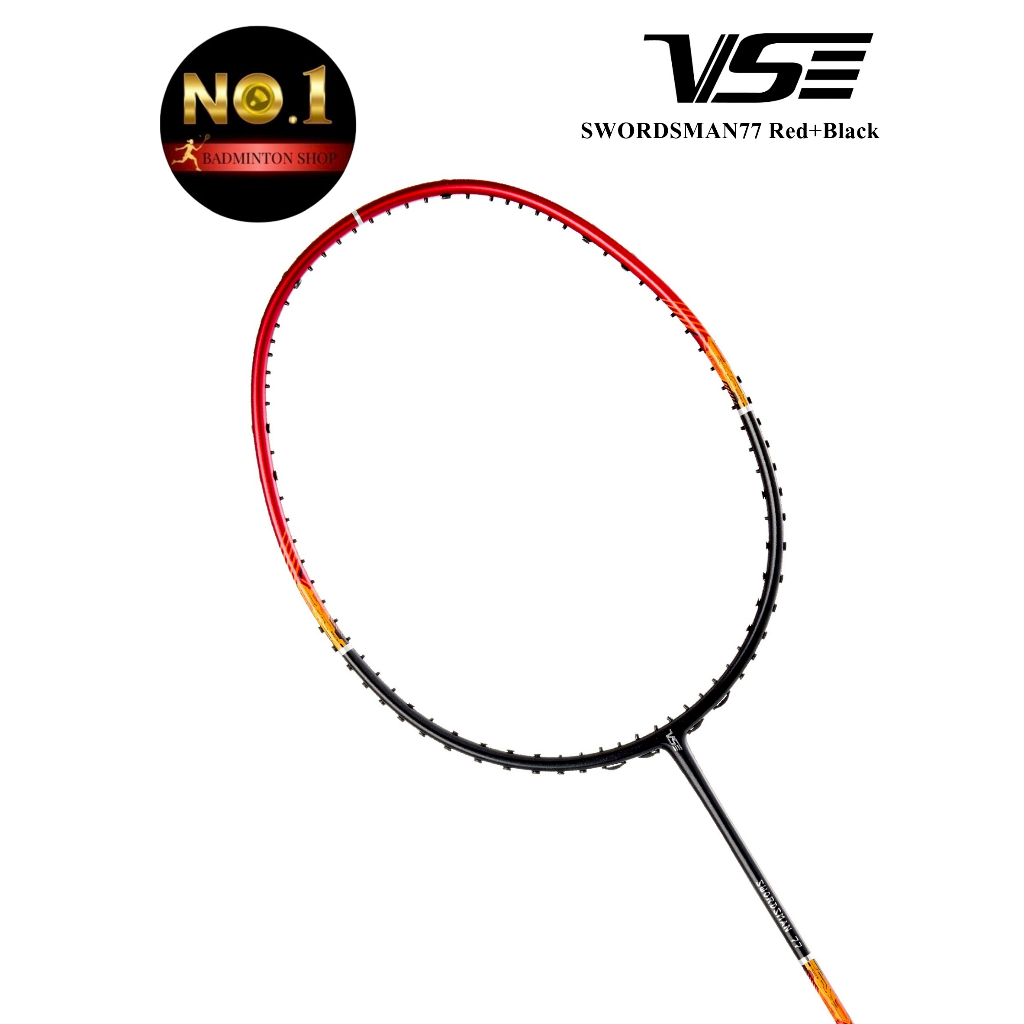 VS ไม้แบดมินตัน รุ่น SWORDSMAN 77 Red+Black 5U แท้ 💯 By. No.1 Badminton Shop (โปรดอ่านรายละเอียดก่อน