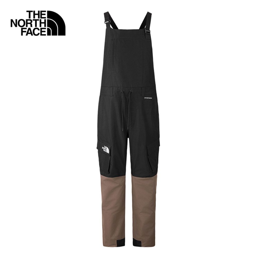 THE NORTH FACE MEN DRAGLINE BIB - ดูตารางไซซ์ US - TNF BLACK-SMOKEY BROWN กางเกงสกีกันน้ำผู้ชาย