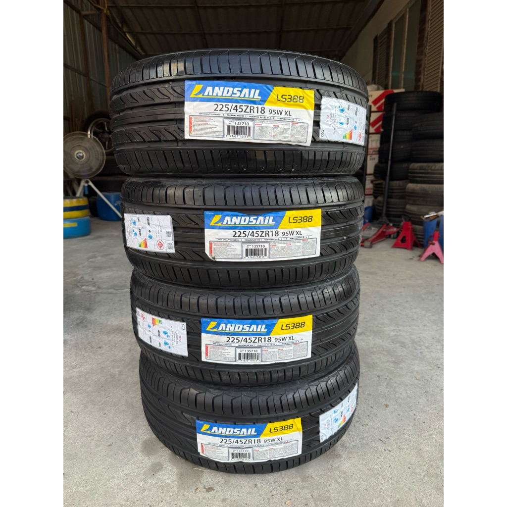 ยางใหม่Landsail(LS388)225/45R18ปี2024(ราคาขายต่อ1เส้น)
