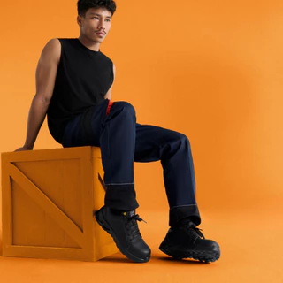 Nordways รุ่น NRUN รองเท้าเซฟตี้ S1P กันทะลุ ESD นุ่มสบาย กันลื่น ISO สีดำ ขนาด35-48