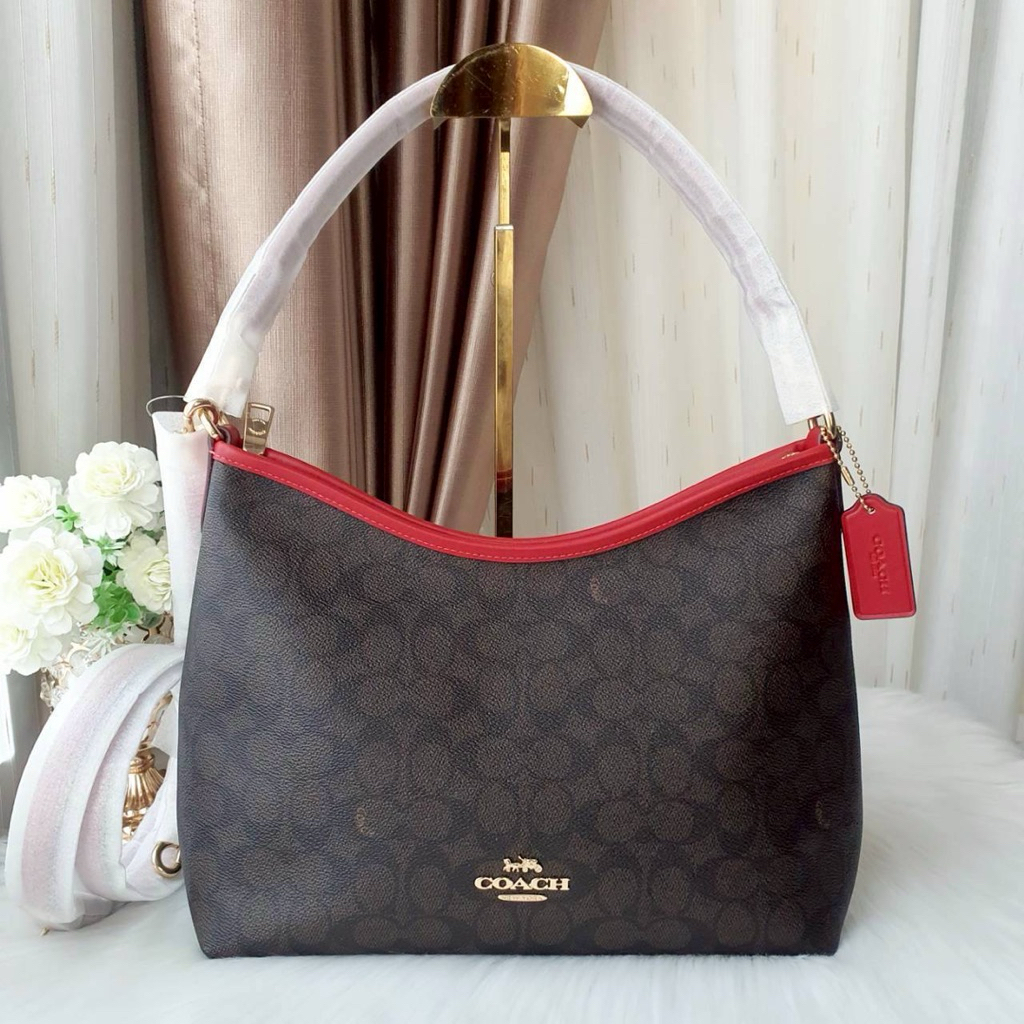 Coach CV975 Laurel Shoulder Bag In Signature