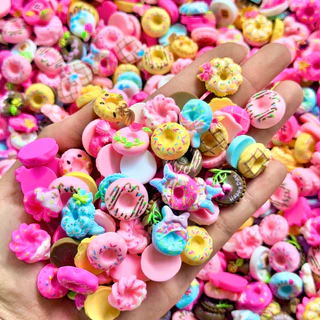 เรซิ่นขนมหวาน อุปกรณ์ตกแต่งDIY พร้อมส่งในไทย