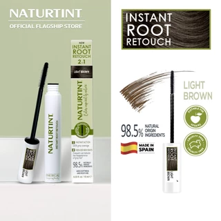 Naturtint Instant Root Retouch (Light Brown) มาสคาร่า ปิดผมขาว เติมโคนผม (น้ำตาลอ่อน) ธรรมชาติ และ ออแกนิค ปริมาณ 10 ml