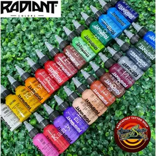 สีสัก หมึกสักลาย เรเดียน Radiant ink แบ่งขาย 5 ml.