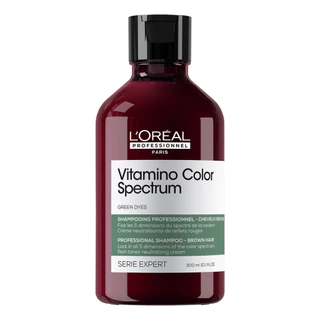 L'Oreal Professionnel Vitamino Color Spectrum Shampoo แชมพูเขียวหักล้างประกายแดง ล็อคสีผมยาวนาน 100 วัน 300ml