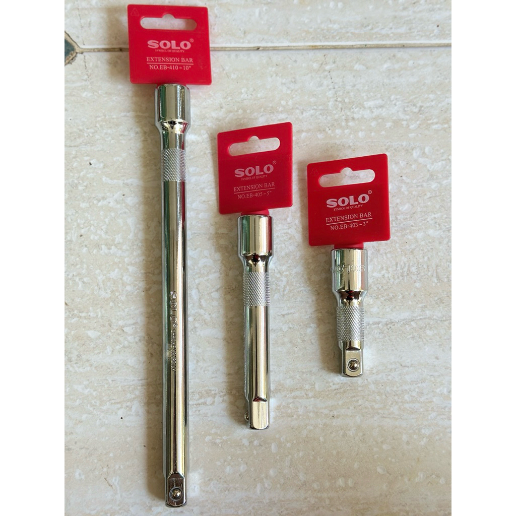 ข้อต่อบล็อก SOLO No.EB-403, EB-405, EB-410 1/2" (ด้ามต่อบล็อค, ข้อต่อลูกบล็อก, ด้ามต่อบล็อคยาวโซโล