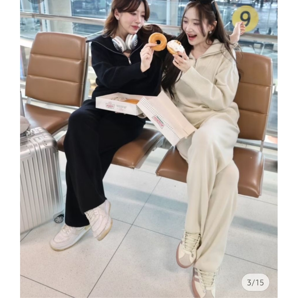 JARINYA ชุดเซ็ท Airport look (โอนตรง800ส่งฟรี)