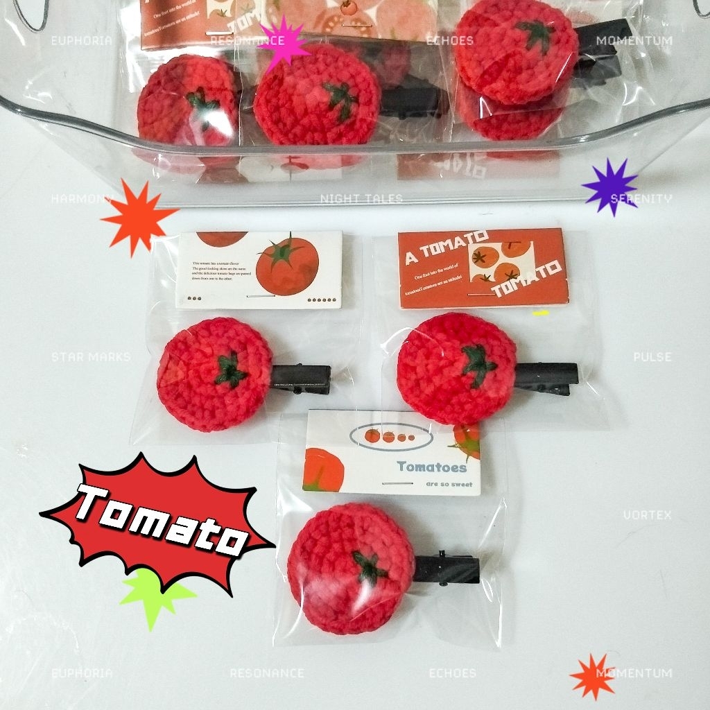กิ๊บมะเขือเทศ🍅 (พร้อมส่ง) ของขวัญปัจฉิม ราคาน่ารัก