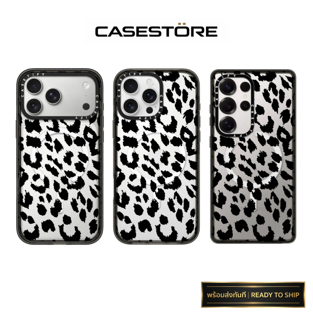 (พร้อมส่ง) CASETiFY Lacie Leopard Case | สำหรับ iPhone / Samsung | ของแท้