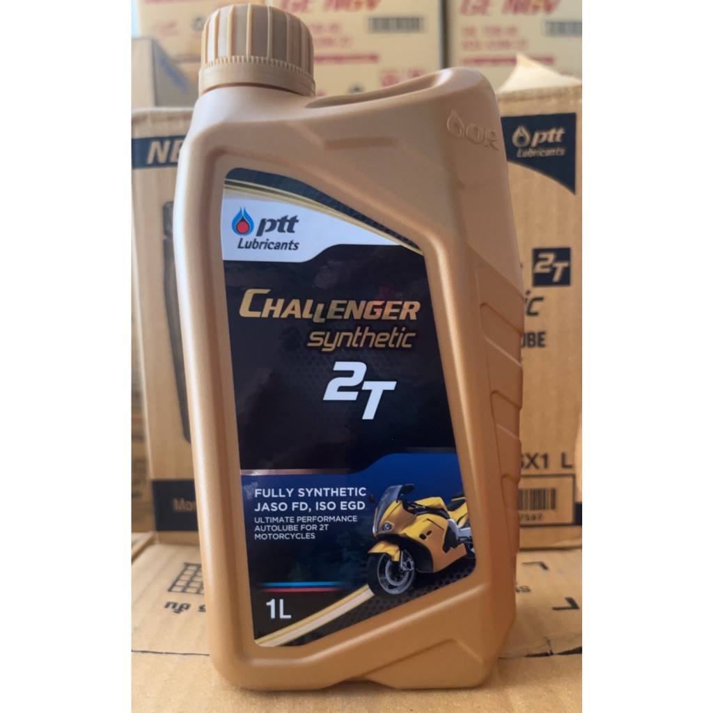 น้ำมันออโต้ลูป PTT Challenger Synthetic 2T 1ลิตร