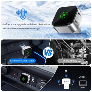 USB Dongle Wireless CarPlay Android Auto อะแดปเตอร์สมาร์ทมินิกล่อง carplay ไร้สาย WiFi