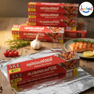 ฟอยล์ห่ออาหาร ( ยกแพ็ก 5 ชิ้น / 12ชิ้น ) ยาว 6 เมตร อลูมิเนี…