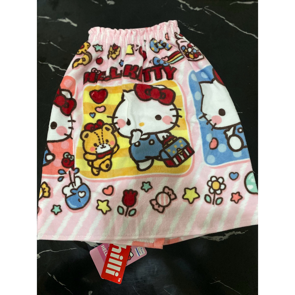 ผ้าขนหนูกระโจมอกอาบน้ำ(Sanrio/Disney) ขนาด 16"x32" ลิขสิทธิ์แท้100%