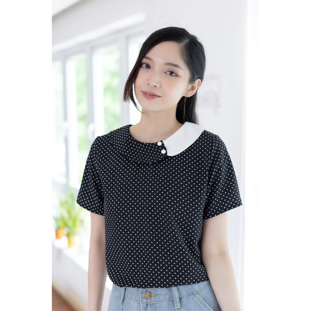 Narinari : MT6401 เสื้อแต่งปกบัวซ้อน ผ้าไหมอิตาลี ราคา ถูกที่สุด ดีลบีเคเค แกลเลอรีภาพที่ 4