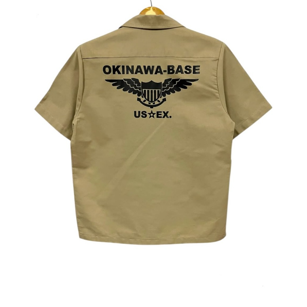 เสื้อเชิ้ต วินเทจ Vintage Shirt แบรนด์ : Sun Wear Okinawa  มือ :2  เนื้อผ้า : ค๊อตตอน ( ป้ายระบุ Siz