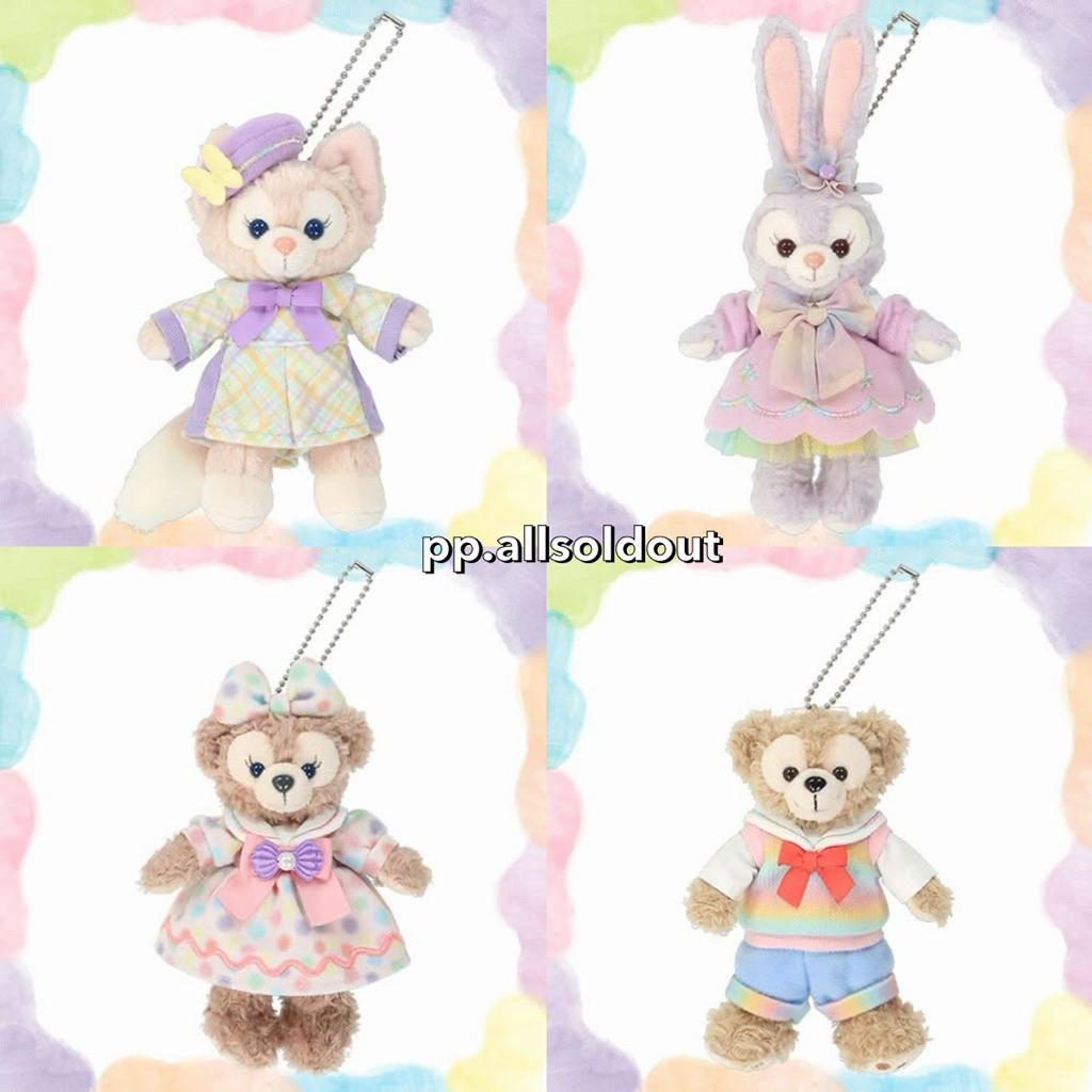 พร้อมส่งด่วน พวงกุญแจ Disney Duffy and Friends Heartfelt Letters of friendship  Disneysea tokyo Japa