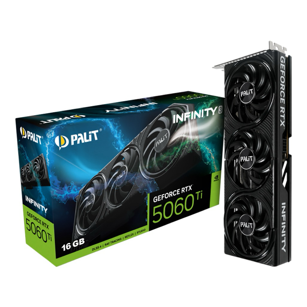 VGA PALIT RTX5060Ti INFINITY 3 16GB (การ์ดจอมือสอง)