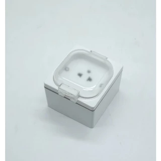 FUJICUT Waterproof Socket with Socket 3 Pin 16A 250V เต้ารับกราวด์เดี่ยวติดลอยแบบมีฝาครอบกันน้ำ IP68 รุ่น C86-3024 A6WH