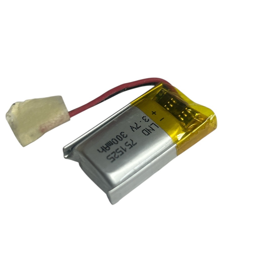 751525  3.7V 300mAh แบบชาร์จได้สำหรับเครื่องนวด MP3 ไฟ LED