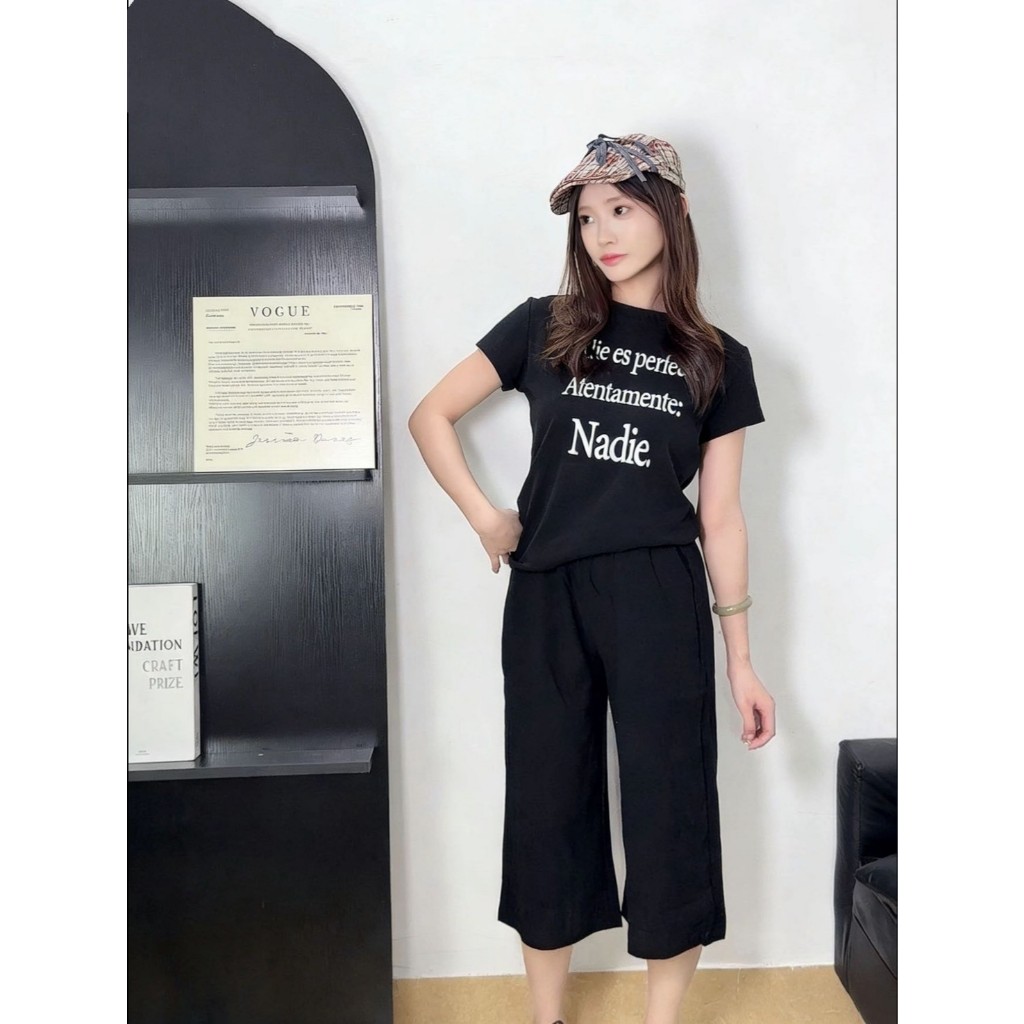 กางเกงสามส่วน  ผ้าฝ้ายนิลิน นุ่มสบาย ใส่ฤดูร้อน*246*