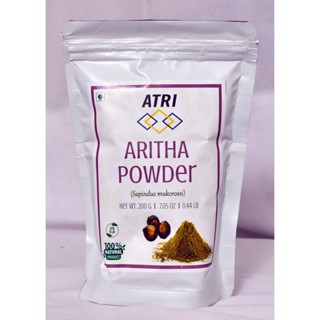 [100g] มาส์กผม ผงสมุนไพร ประคำดีควาย บำรุงผม REETHA POWDER น…